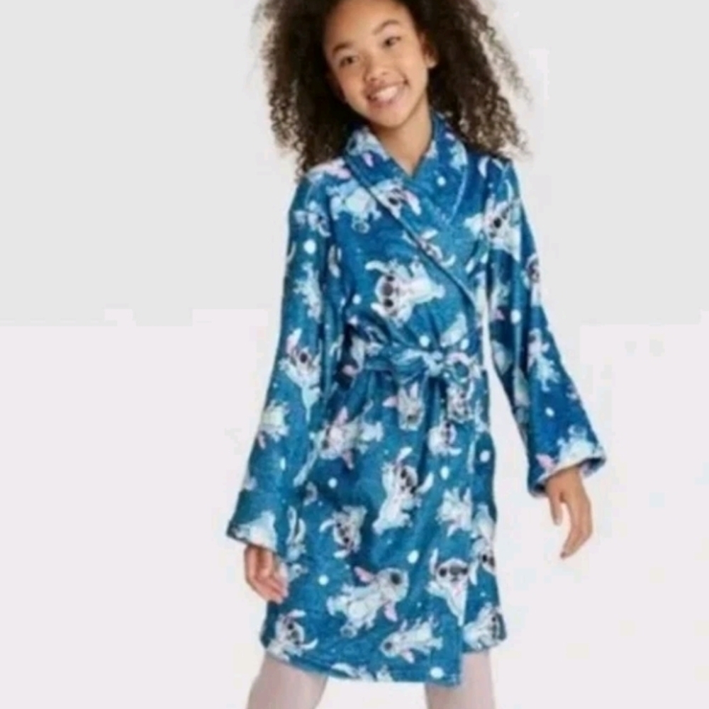 Disney Stitch Blue and White Kids Pajama Set